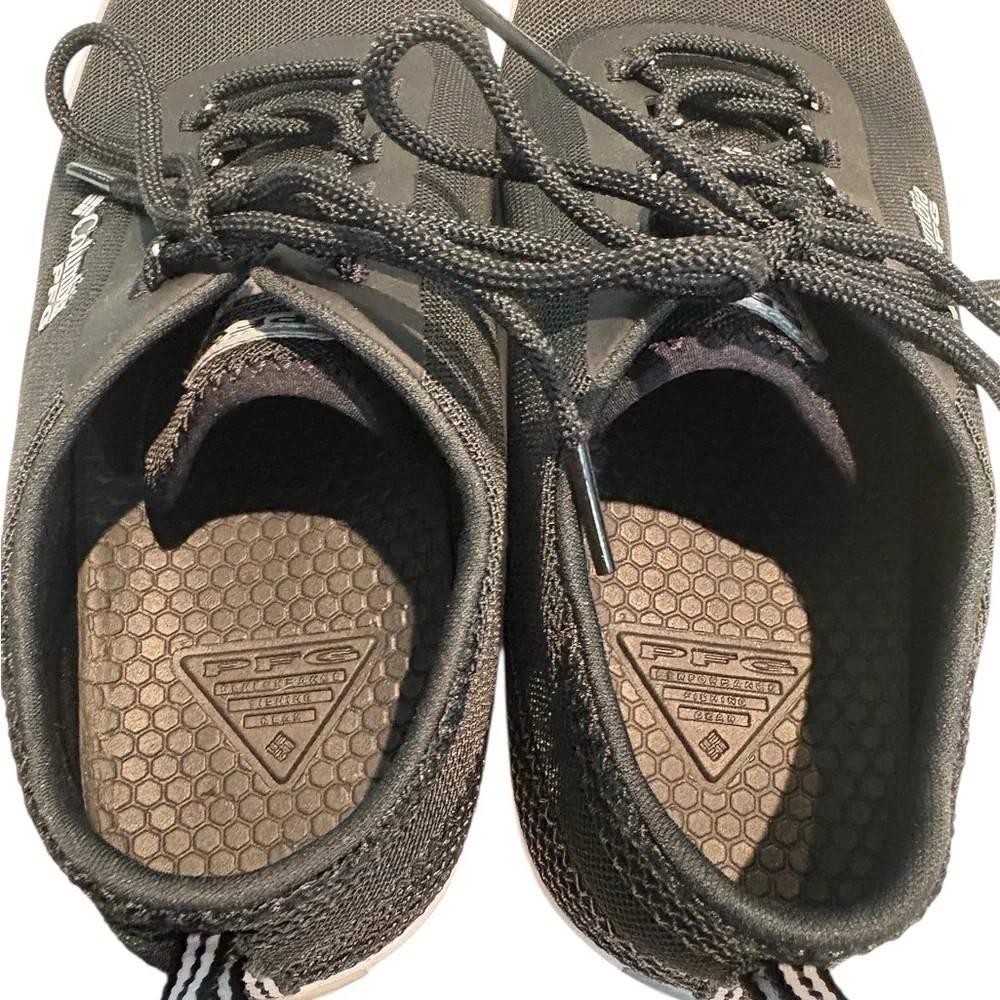 Columbia PFG Men's Black And White Boat Shoes Size 8